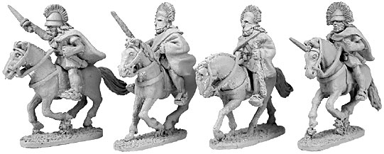 ANC20040 - Mounted Spartan Generals - Click Image to Close